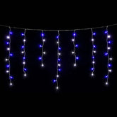 Salcar 2m/5 m / 10 m LED Eisregen Lichterkette, 80/ 200 / 400 LEDs, 31V GS-zertifizierte Stromversorgung